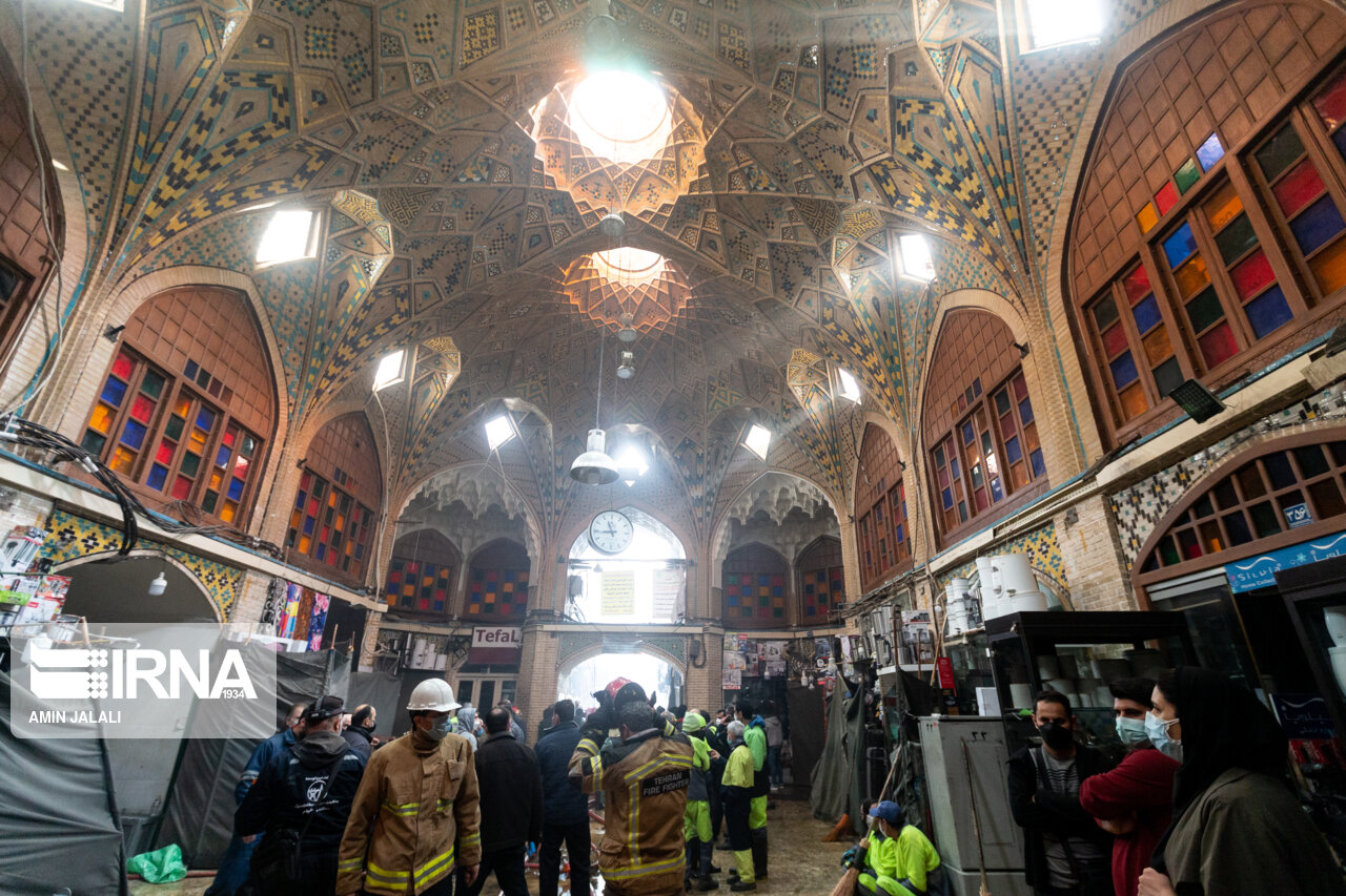 شعلههای آتش در کمین بازار تاریخی پایتخت
