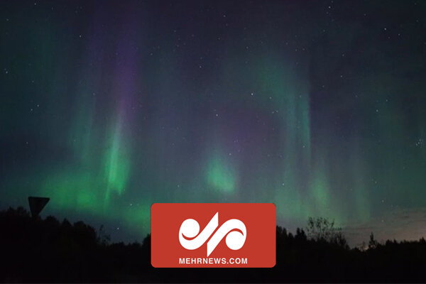 شفق قطبی در روسیه