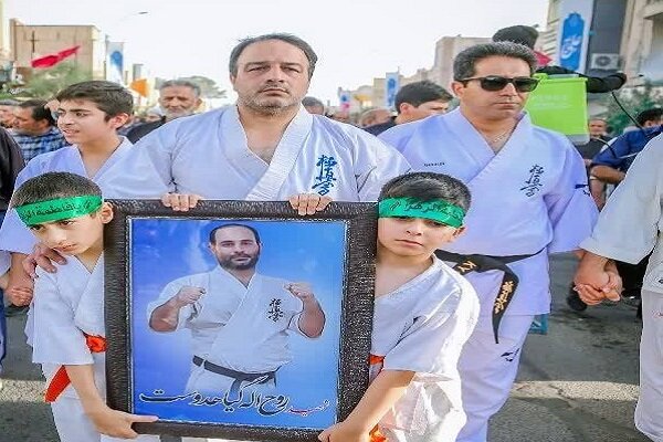 شهادت مربی کاراته در جنایت رژیم صهیونیستی