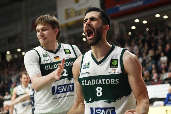 شکست تیم بسکتبال تریر در روز درخشش یخچالی