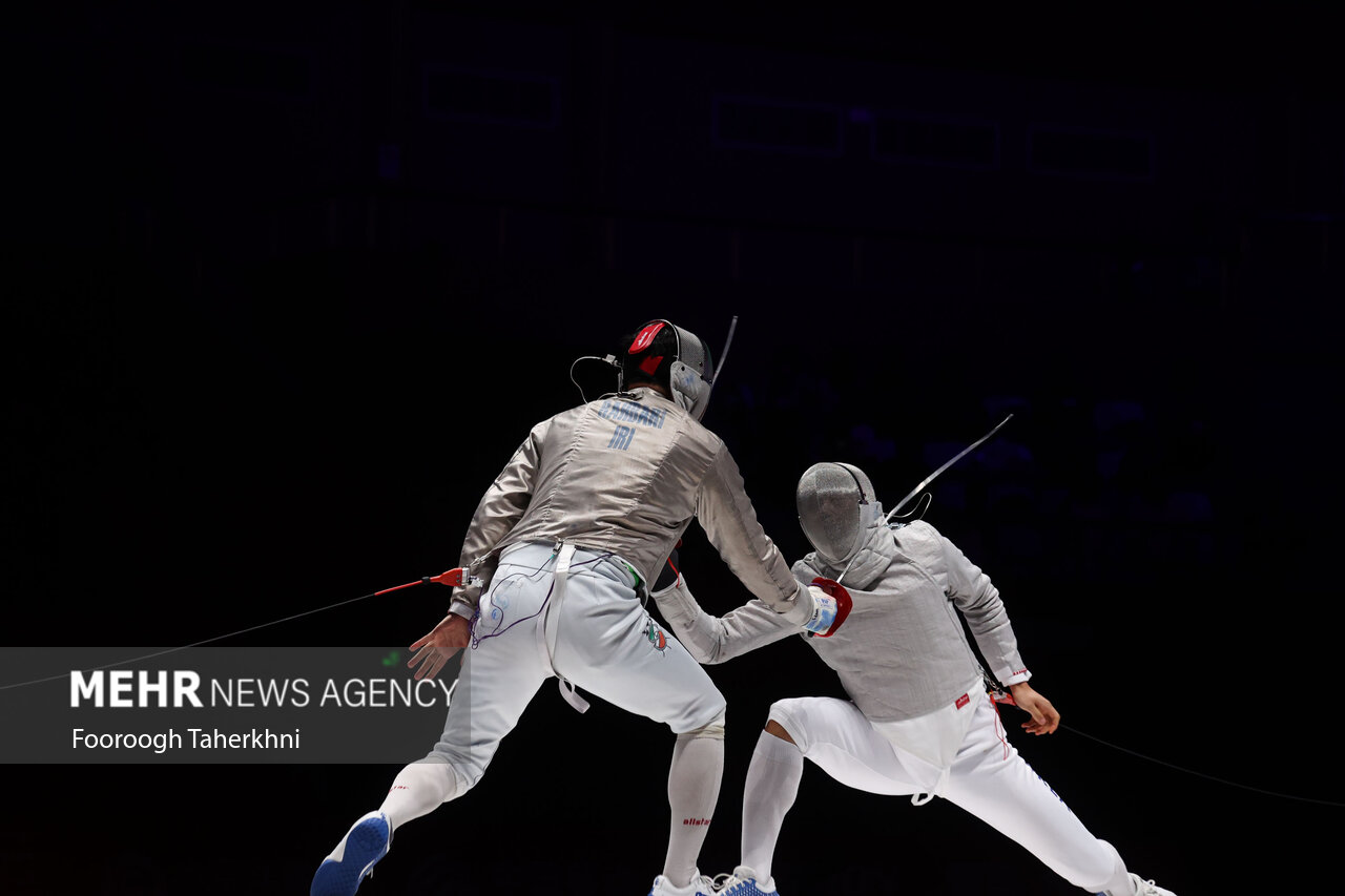 شکست تیم ملی اسلحه سابر مقابل مصر تنها با یک اختلاف امتیاز