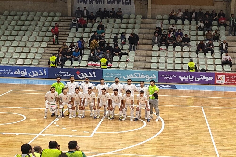 شکست تیم ملی فوتسال ایران برابر ازبکستان در نیمهنخست