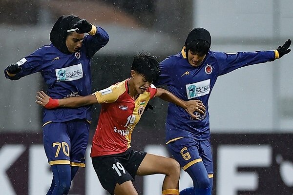 شکست خاتون بم مقابل بنگال شرقی هند در لیگ قهرمانان آسیا