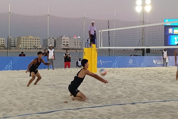 شکست والیبال ساحلی ایران در رالی نزدیک با چین