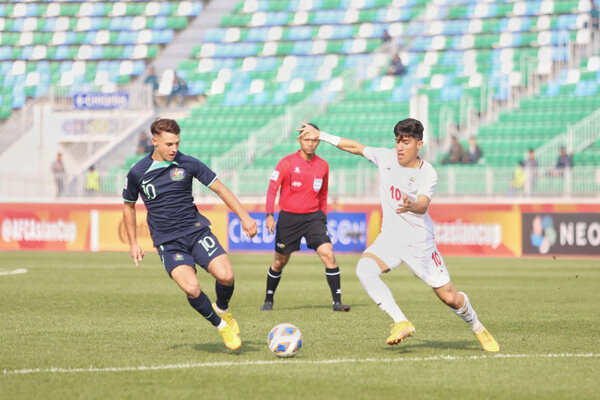 شکست یک نیمه‌ای تیم فوتبال جوانان ایران برابراسترالیا