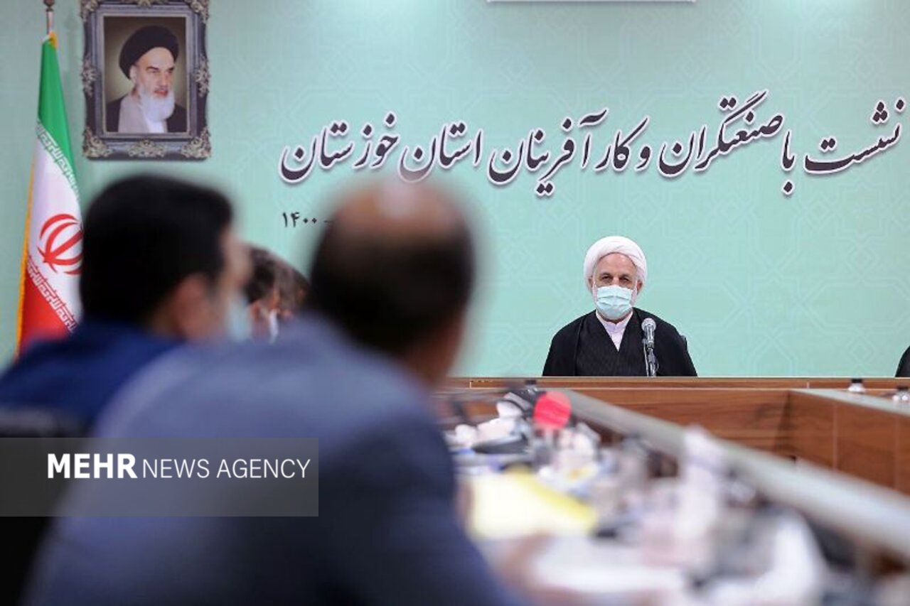 صحبتهای بی پرده صنعتگران با رئیس دستگاه قضا