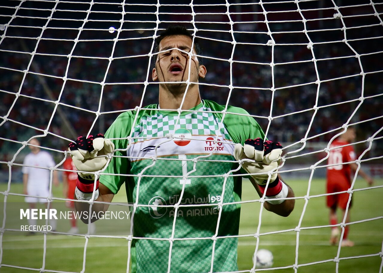 صحنه گل اول شمس آذر به تراکتور