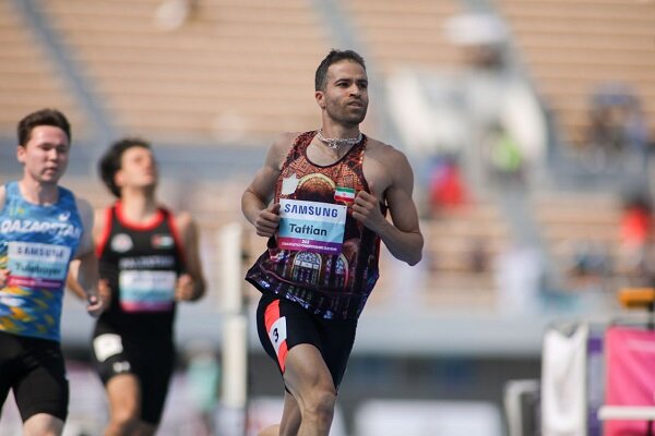 صعود تفتیان به دور نیمه نهایی ۱۰۰ متر قهرمانی آسیا