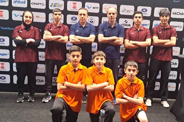 صعود تمام پینگپنگبازان ایران به جدول اصلی کانتندر جوانان سوئد