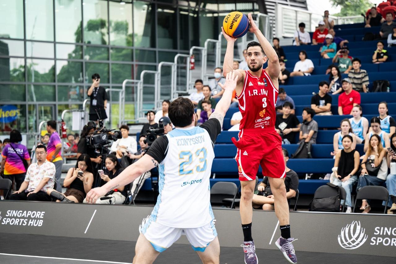 صعود تیم بسکتبال سه نفره ایران از مرحله مقدماتی کاپ آسیا