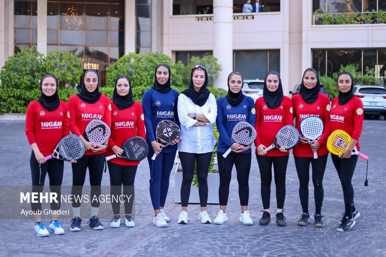 صعود تیم ملی پدل بانوان ایران به فینال قهرمانی آسیا