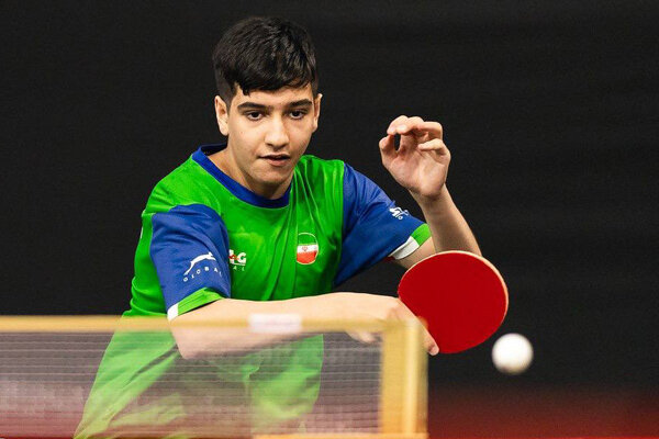 صعود فرجی به یک هشتم نهایی مسابقات تنیس روی میز کانتندر آلماتی