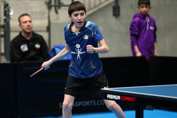 صعود نوجوانان تنیس روی میز ایران به جدول حذفی رقابت‌های کانتندر اردن