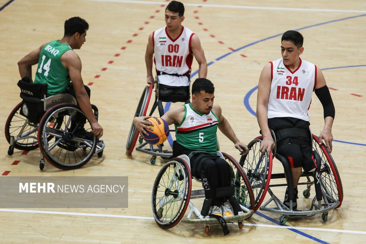 صعود پسران بسکتبال با ویلچر به یک چهارم نهایی به عنوان تیم دوم