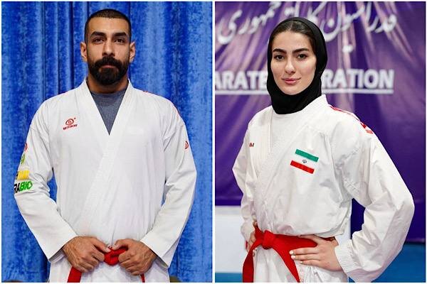 صعود گلشادنژاد و اباذری به فینال مسابقات کاراته قهرمانی جهان