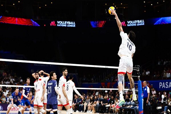 صعود یک پله ای والیبال ایران با شکست دادن هلند در لیگ ملتها