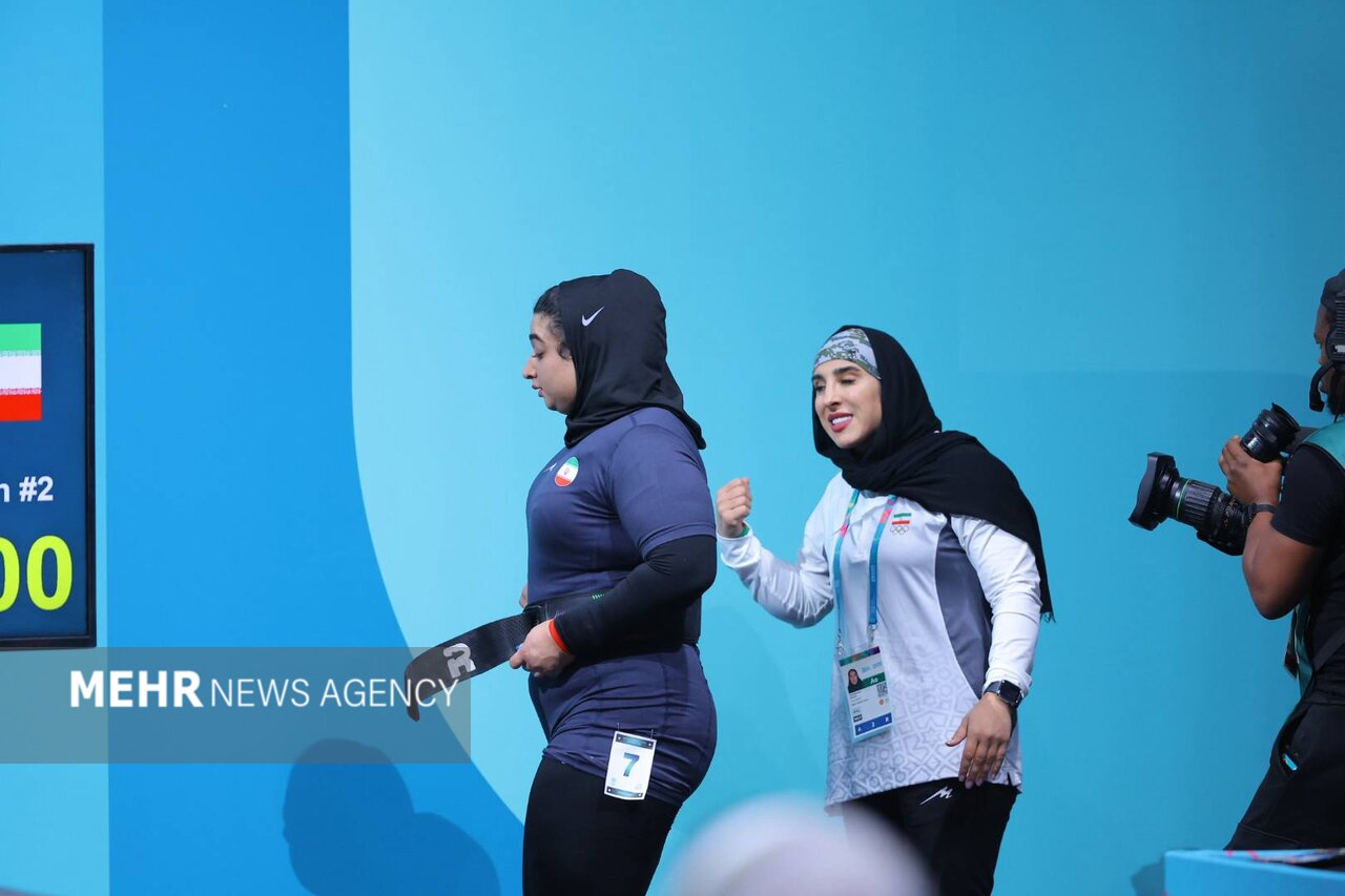 صفاوردی از کسب مدال وزنهبرداری بانوان بازماند