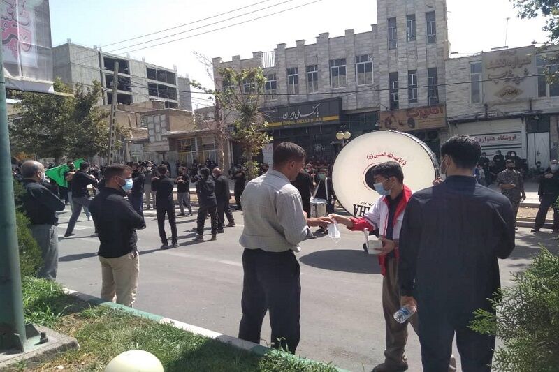 طرح نذر سلامت و خادمان حسینی در کردستان اجرا شد