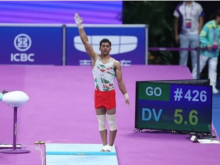 طلای الفتی یکی از ۱۰ اتفاق مهم ژیمناستیک هنری دنیا در ۲۰۲۵