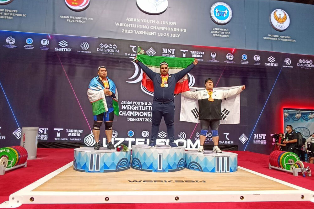 طلای فوق سنگین وزنهبرداری آسیا به ایران رسید