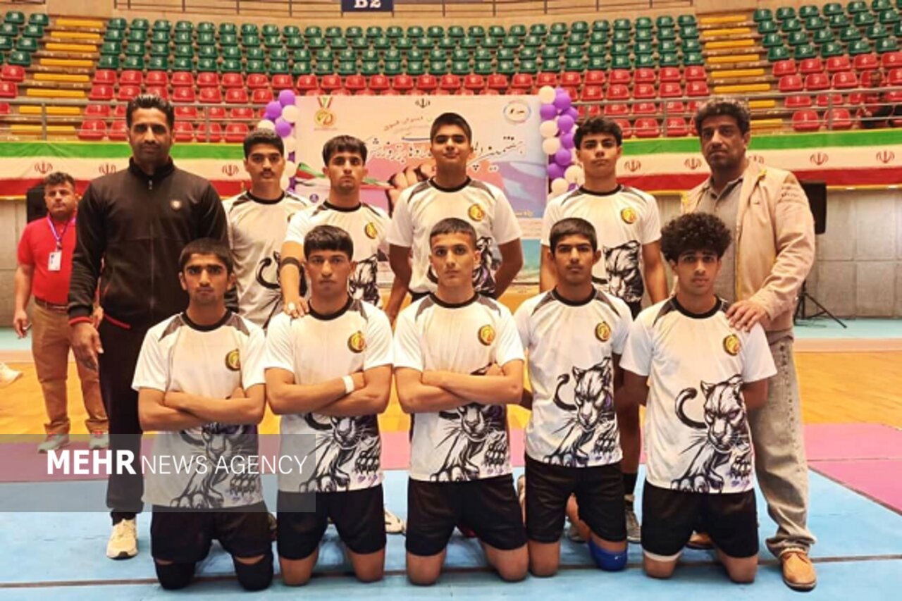 طلای کبدی المپیاد استعدادهای برتر به سیستان و بلوچستان رسید