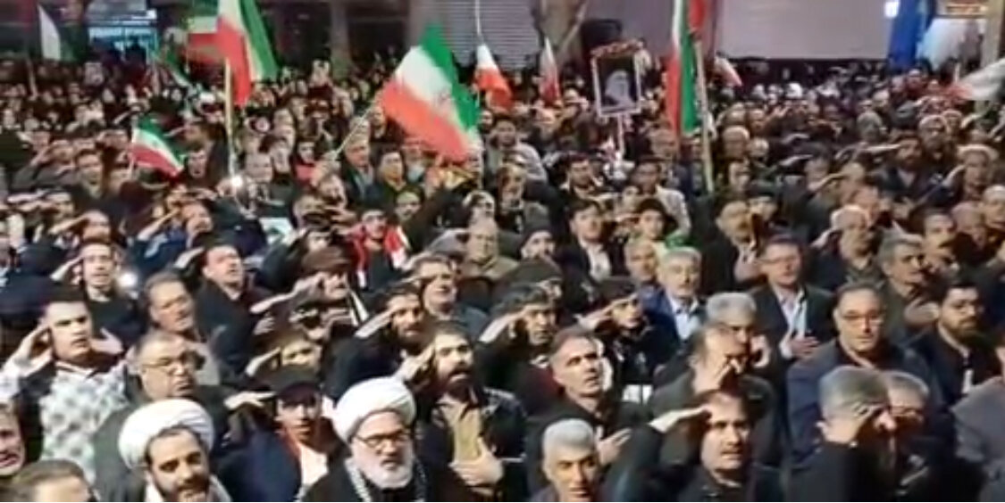 طنین سرود ملی در میاندوآب