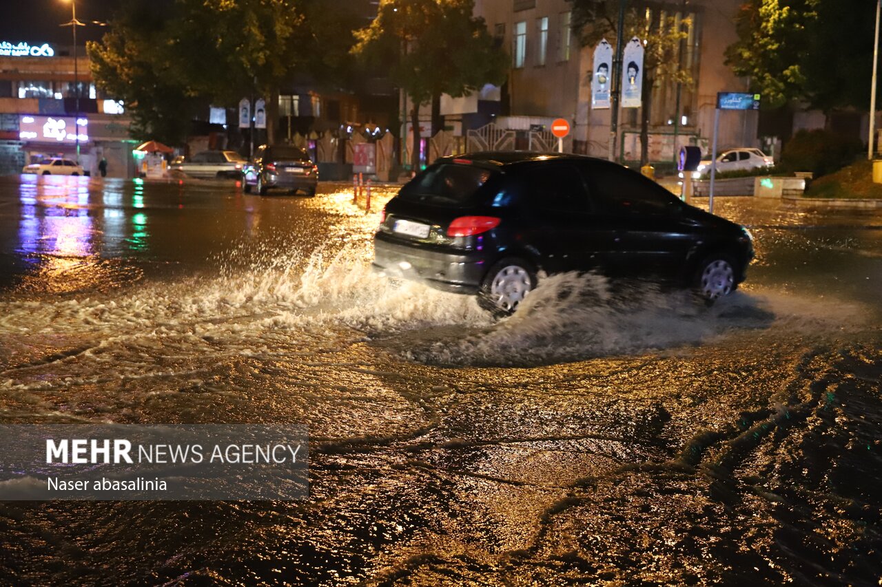 طی ۲۴ ساعت در سنندج ۷۹ میلیمتر باران بارید