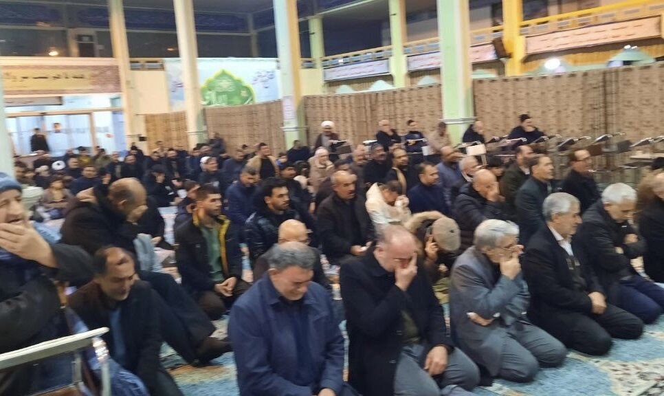 عزاداری مردم میاندوآب در پی شهادت رهبر معظم انقلاب