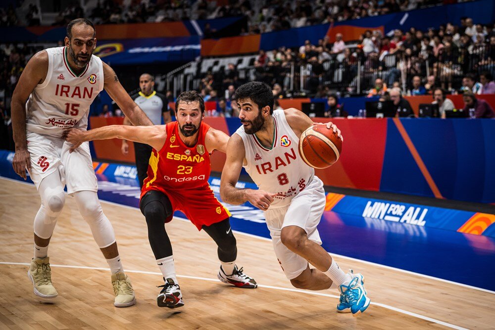 عملکرد بازیکنان تیم ملی بسکتبال در دیدار برابراسپانیا
