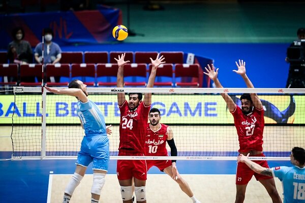 عملکرد تیم ملی والیبال ایران در سرویس و توپ‌گیری