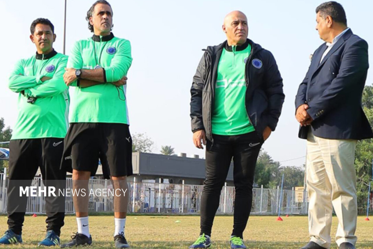 عملکرد درخشان منصوریان در عراق ادامه دارد؛برد قاطع الطلبه مقابل القاسم