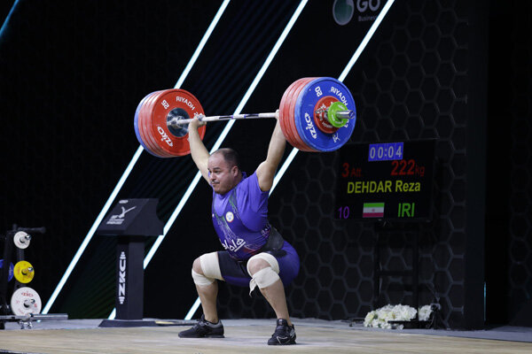 عملکرد دور از انتظار وزنه‌بردار تیم ملی ایران/ «رضا دهدار»دهم شد