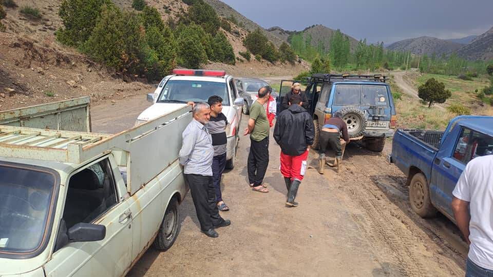 عملیات جست وجو یافتن بانوی مفقودی در رودخانه شهر چایی ارومیه