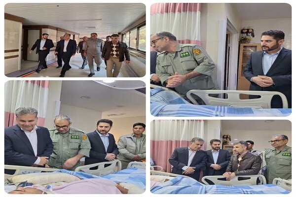 عیادت معاون سازمان حفاظت محیط زیست از محیطبان «مهدی بخشی»