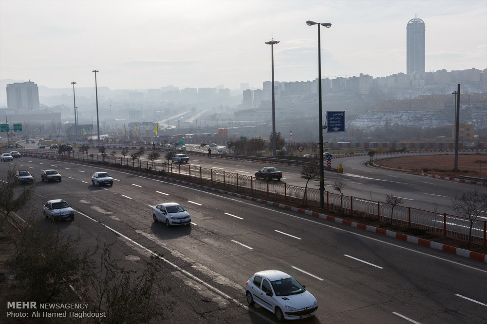 غلظت آلایندههای جوی در آذربایجانشرقی افزایش مییابد