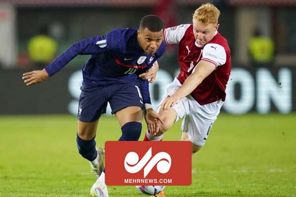 فرانسه ۱ – اتریش ۱ / فرار از باخت با گل امباپه