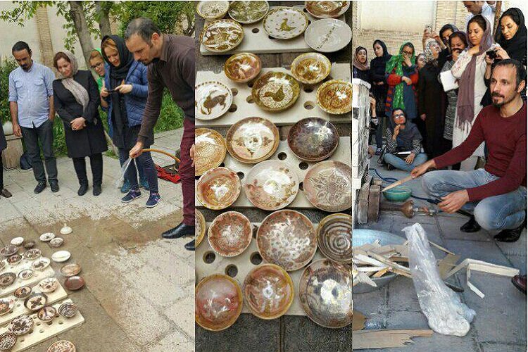 فرصت مطالعاتی سفالینه‌های زرین‌فام ایرانی اجرامی‌شود