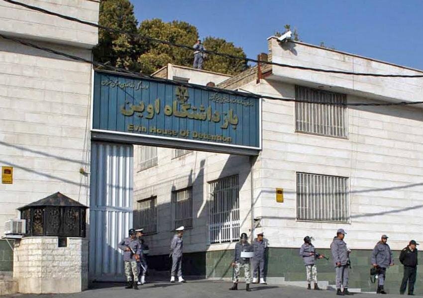 فیلم آسیب به بیمارستان و ساختمان اداری زندان اوین