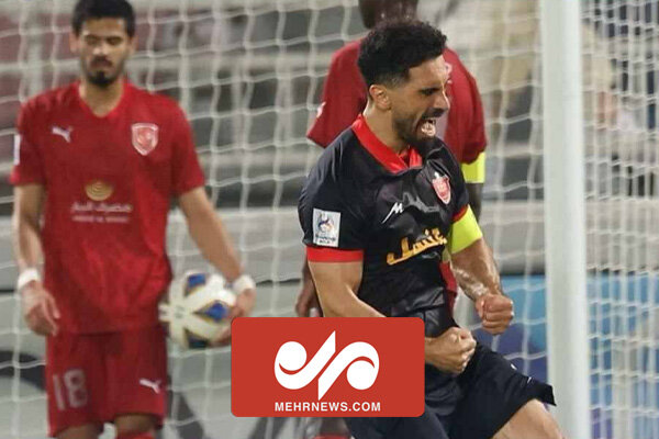 فیلم گل پرسپولیس برابر الدحیل قطر توسط امید عالیشاه