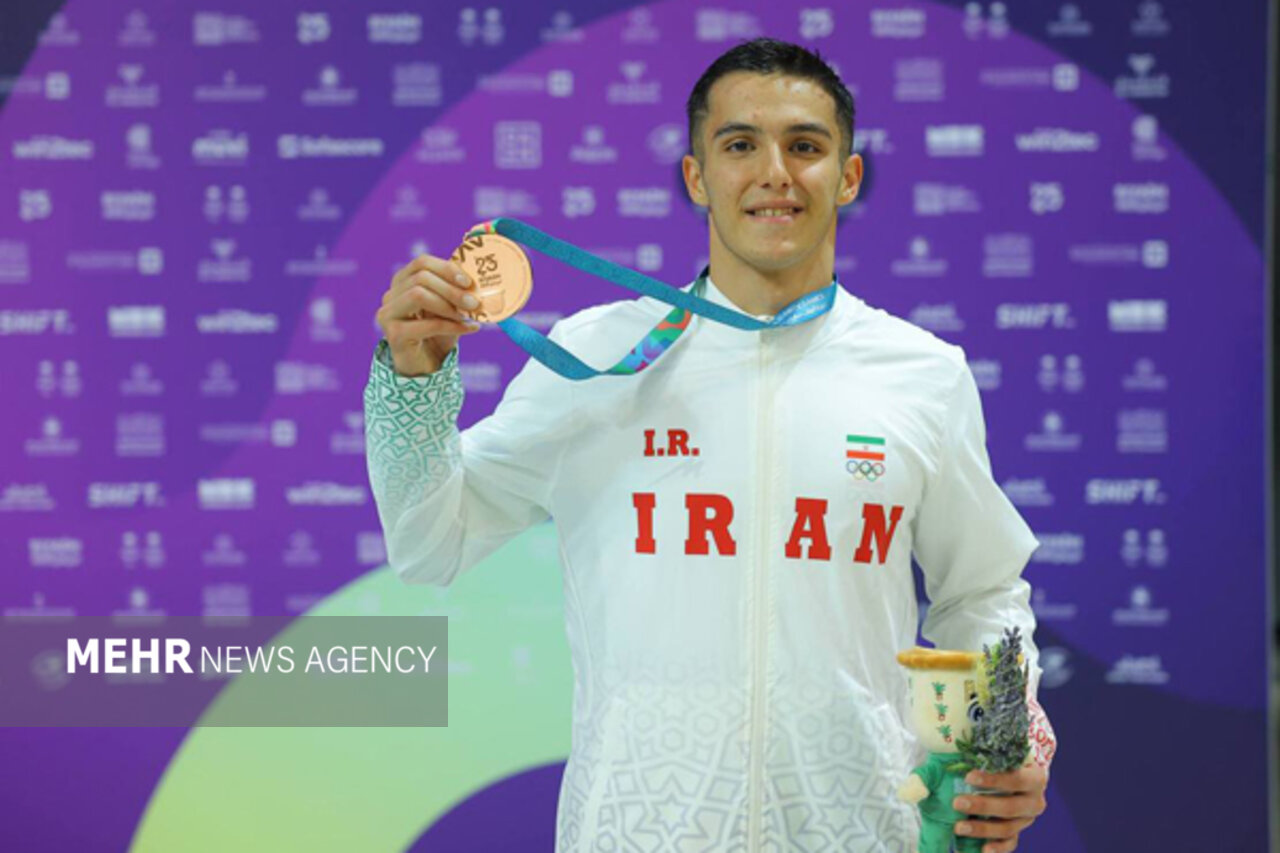 قاسمی به برنز ماده شنای ۲۰۰ متر آزاد رسید