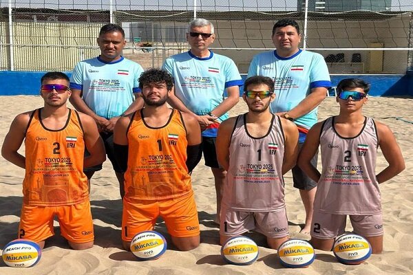 قشم میزبان ملی پوشان المپیکی والیبال ساحلی شد