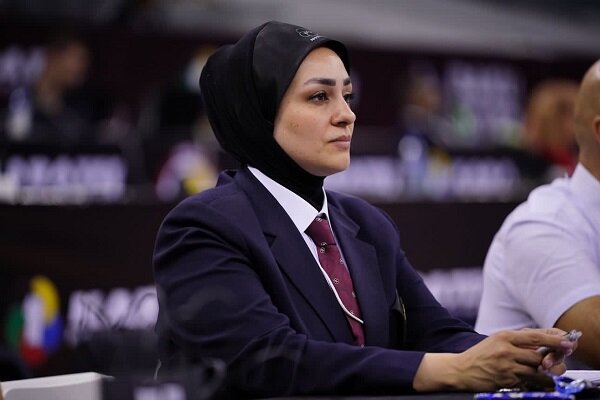 قضاوت بانوی داوری کاراته ایران در رقابت های جهانی