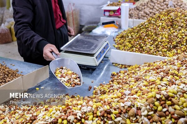 قیمت آجیل شب یلدا در میادین میوه و ترهبار تهران اعلام شد