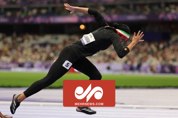 لحظه فینالیست شدن هاجر صفرزاده در دوی ۴۰۰ مترپارالمپیک