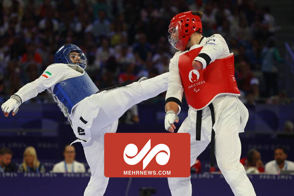 لحظه کسب مدال برنز حامد حق شناس در مسابقات پاراتکواندوی
پارالمپیک