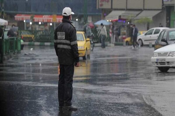 لغزندگی معابر تهران بهدلیل بارش باران