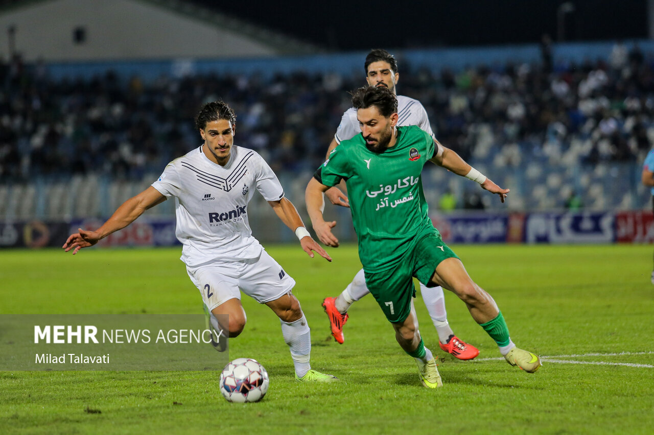 لیگ برتر فوتبال – ملوان بندرانزلی و شمس آذر قزوین