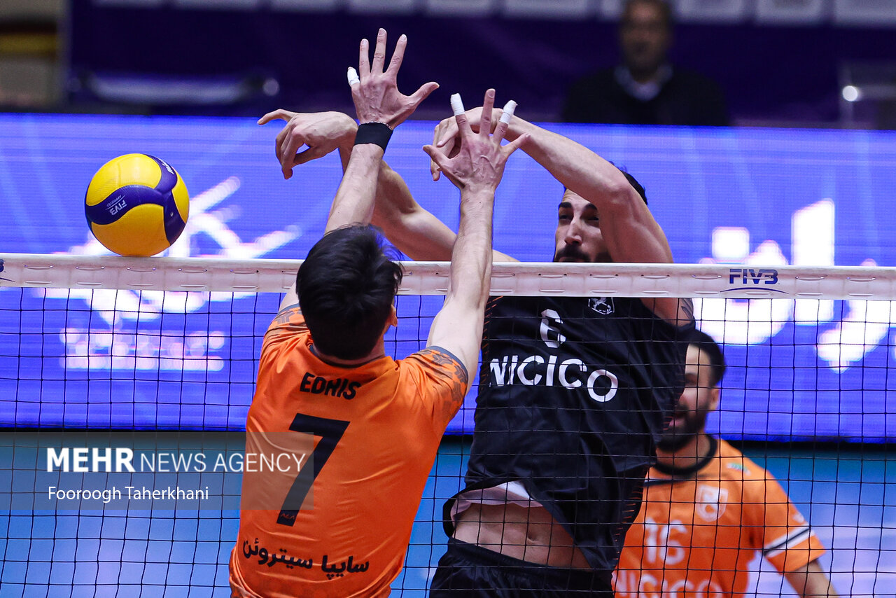 لیگ برتر والیبال مردان /سایپا تهران ۲ -مس رفسنجان ۳