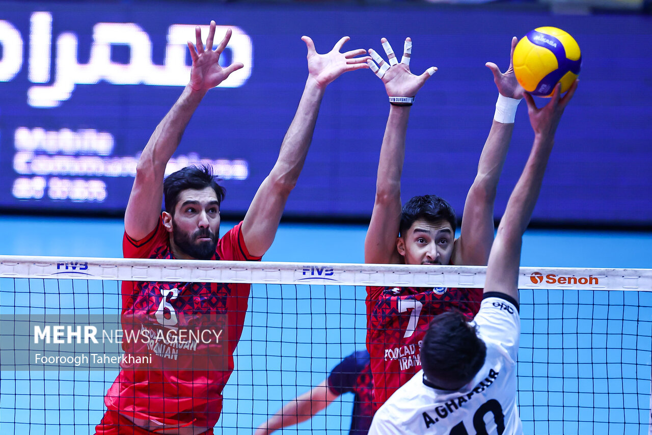 لیگ قهرمانان والیبال آسیا؛ فولاد ایران راهی نیمه نهایی شد