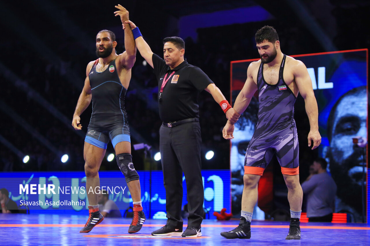 مازندران، قهرمان کشتی آزاد ایران